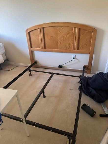 Photo of free Full Bed Frame with Headboard (Lafayette) #1