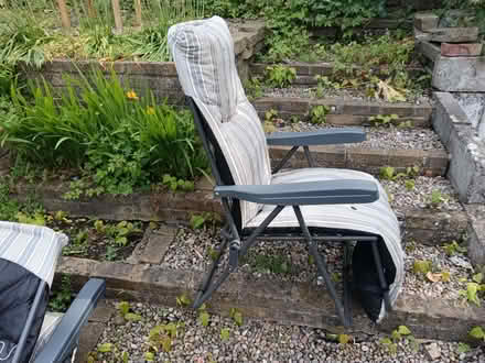 Photo of free Two padded sun deck chairs (Woodstock OX20) #3