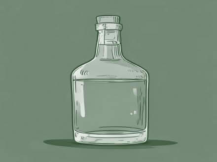 Photo of old large whiskey bottle (Southport PR9) #1