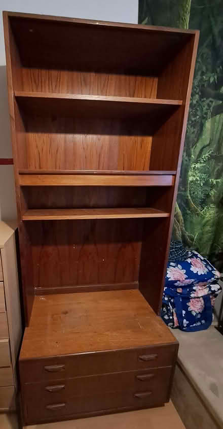 Photo of free collection only* g plan draws and bookcase unit (St. Georges TF2) #1