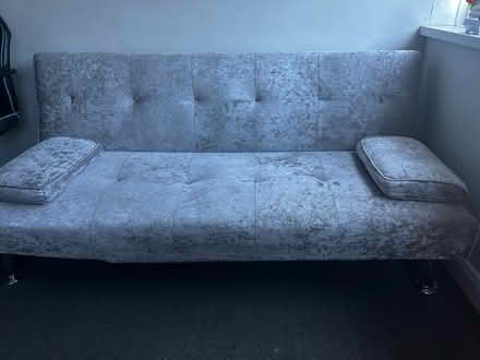 Photo of free Velvet sofa bed (DA17 Belvedere) #1