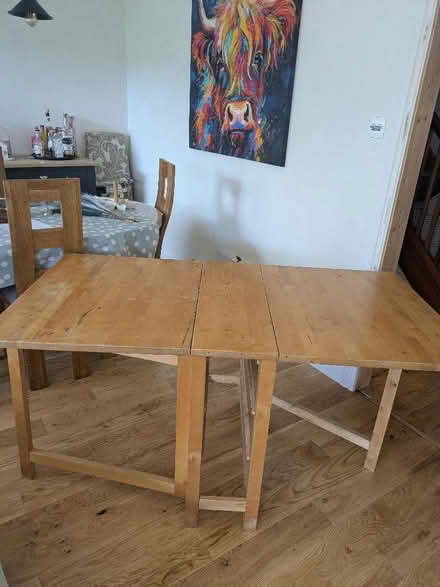Photo of free Gate leg table ideal for a spare for extra dining. (Lords Wood ME5) #2