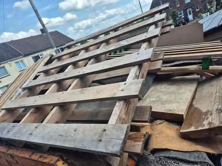 Photo of free Wooden pallets (BD4 Holmewood) #3