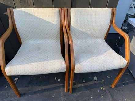 Photo of free Pair of upholstered armchairs (1075 Valencia Avenue) #1