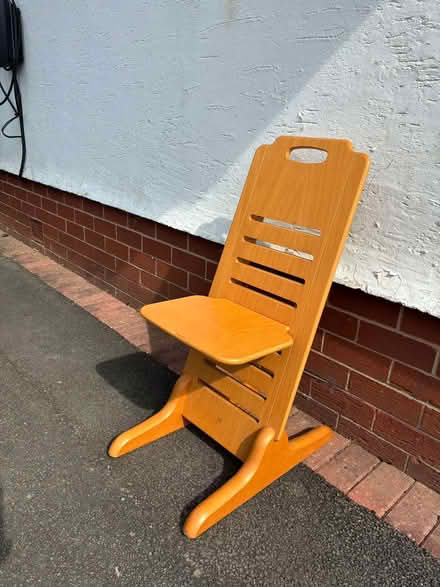 Photo of free Adult/Child/Baby Adjustable Wooden Chair (Fulwood PR2) #1