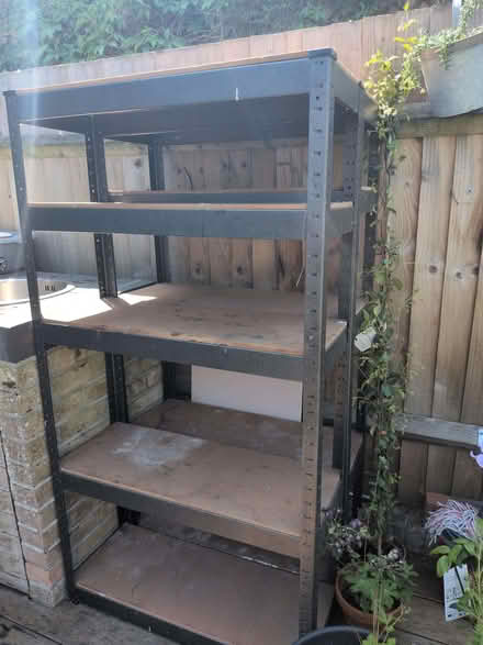 Photo of free 2 Freestanding Shelving Units (Hackney E8) #1