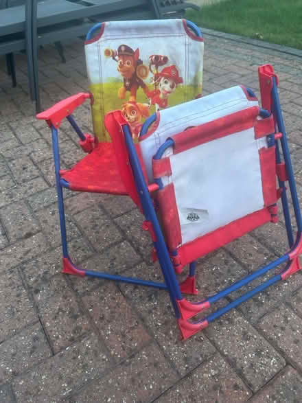 Photo of free 2 Toddler Paw Patrol folding chairs (Billericay CM12) #3