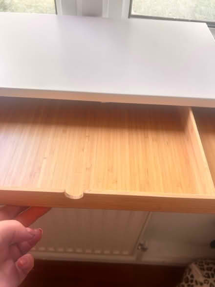 Photo of free IKEA screen riser with drawer (Woodford Green) #2
