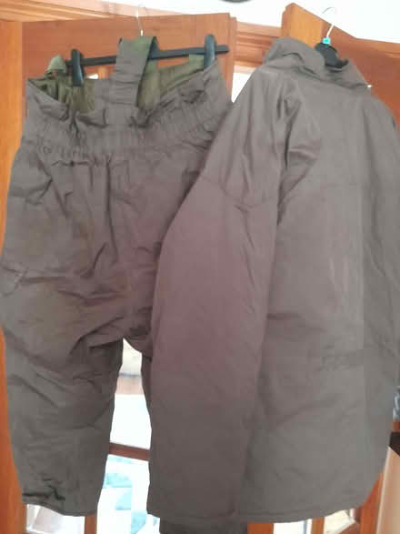 Photo of free Men fishing jacket trousers (Courthouse Green CV6) #2