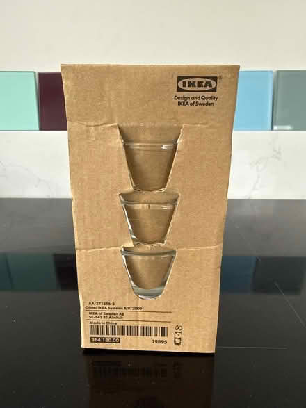 Photo of free 4 small ikea glasses (Portslade by Sea BN3) #3