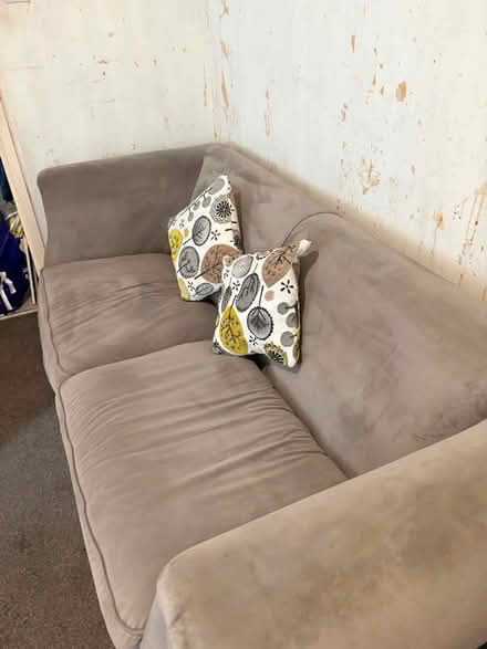 Photo of free Grey 3 seater sofa and armchair (Cannock WS11) #2