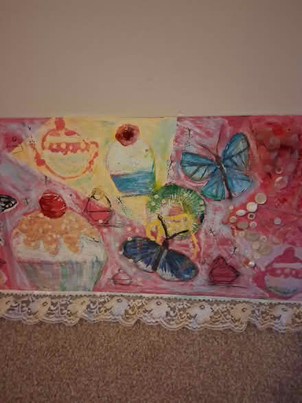 Photo of free School art work - butterflies (Beaumont LA1) #4