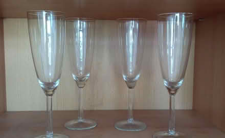 Photo of free 4 champagne/prosecco glasses (St Margarets TW1) #1