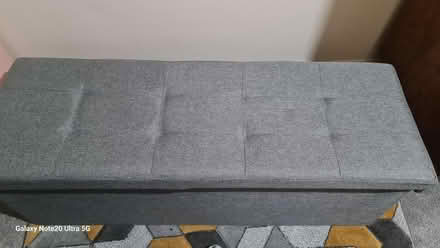 Photo of free Grey fold up storage box. (Foxwood YO24) #1