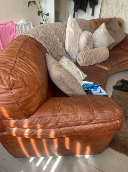 Photo of free Leather sofa (only) (Leeds LS11) #1