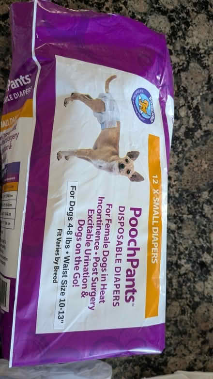 Photo of free Female dog diapers XS, S, M (Cuesta Park) #2