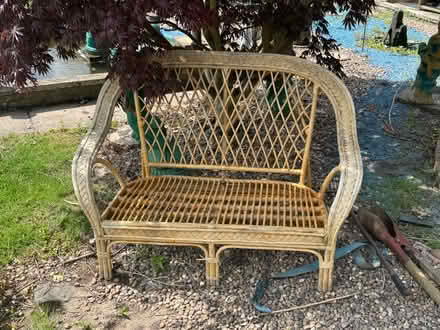 Photo of free Cane sofa (Brimington S43) #1