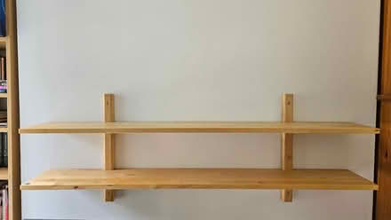 Photo of free Wooden shelves (Hornsey N8) #1