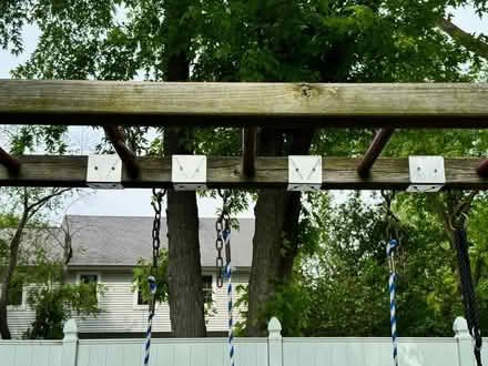 Photo of free Backyard swing set and slide (Batavia) #4