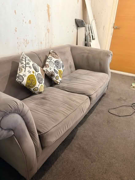 Photo of free Grey 3 seater sofa and armchair (Cannock WS11) #1