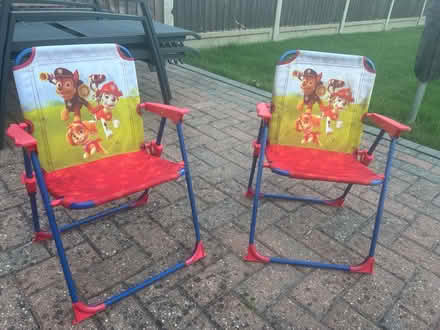 Photo of free 2 Toddler Paw Patrol folding chairs (Billericay CM12) #2