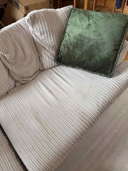 Photo of free sofa L shape corduroy (SW6 Fulham) #4