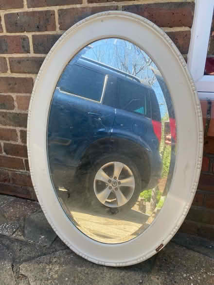 Photo of free Oval mirror with wood frame (Horsham RH13) #1