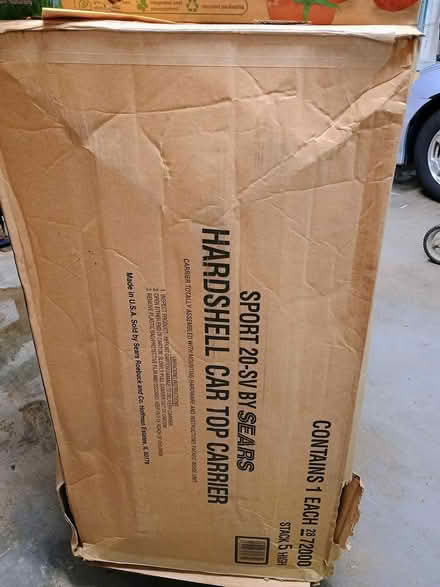 Photo of free Car Top Carrier (Nort Bethesda, Potomac, Rockvl) #1