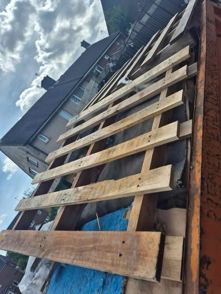 Photo of free Wooden pallets (BD4 Holmewood) #2