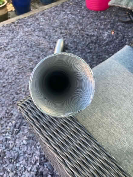 Photo of free Approximately 1.5m of flexible metal ducting (Horsford NR10) #2