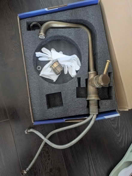 Photo of free Used bronze effect tap (W2 Lancaster Gate tube) #1