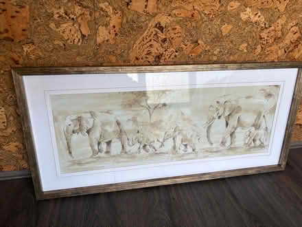 Photo of free Dunelm elephants print (Berwick Grange SY1) #2