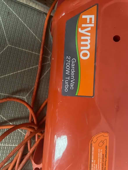 Photo of free Flymo Garden Vac 2700W Turbo (Cardonald G52) #1