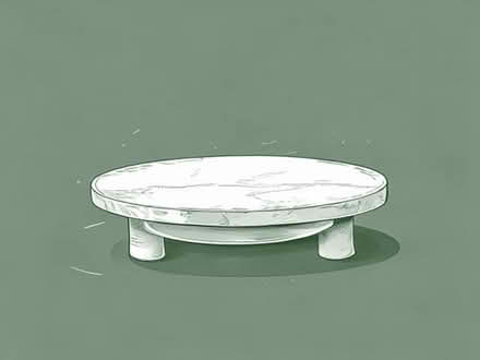 Photo of free small heavy oblong marble coffee table base no top (Moor Allerton LS17) #1
