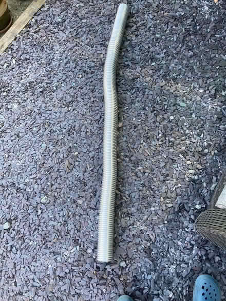 Photo of free Approximately 1.5m of flexible metal ducting (Horsford NR10) #1