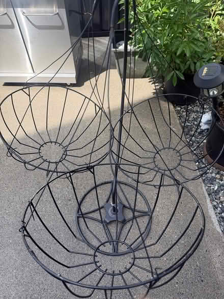 Photo of free 3 metal hanging baskets (Langley bc) #1