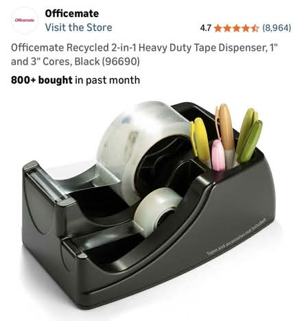 Photo of Packaging Tape Dispenser Desktop (Windsor, CT) #1