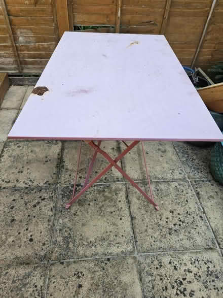 Photo of free Folding outdoor table (St Paul's street rusthall) #1