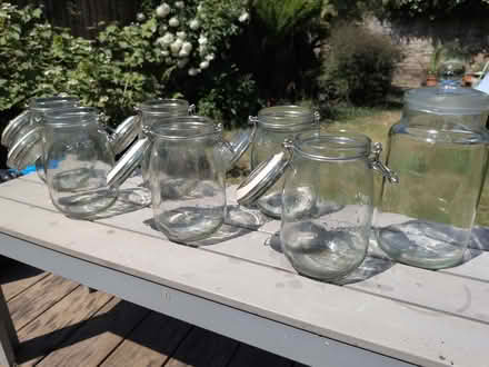 Photo of free 7 Glass storage jars (Hackney E8) #1