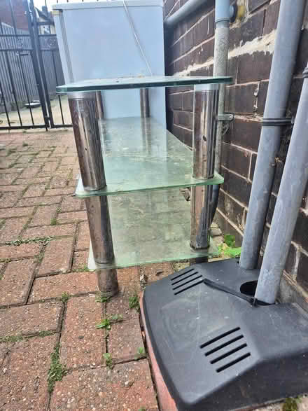 Photo of free Glass TV stand (BD4 Holmewood) #2