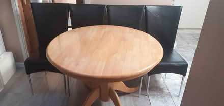 Photo of free Pine Table & 4 Chairs (Sherborne DT9) #4