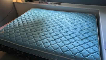 Photo of free Queen bed, box spring, metal frame (Westminster) #1
