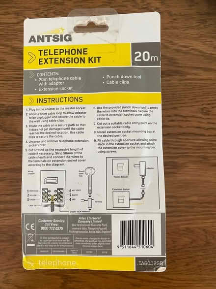 Photo of free 20m Telephone Extension Kit (Polegate) #2