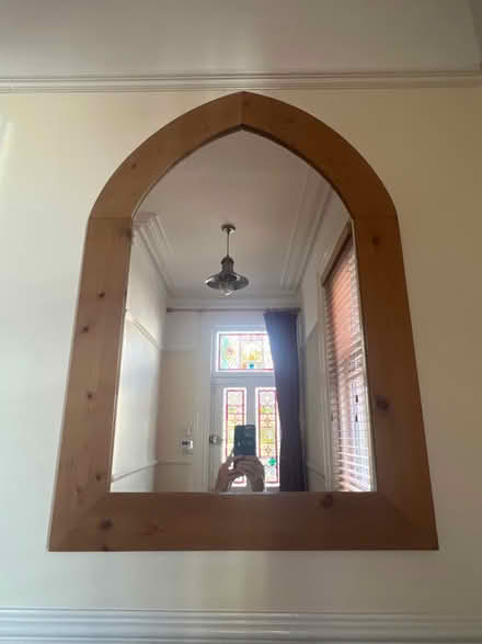 Photo of free Pine wall mirror (Southsea) #1