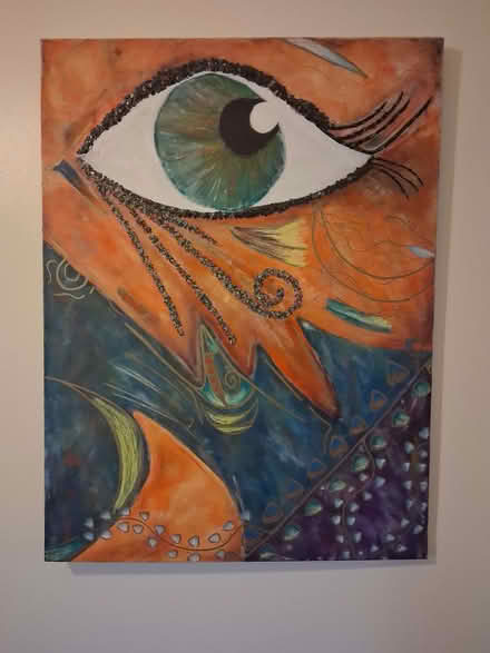 Photo of free School art work of an eye (Beaumont LA1) #1