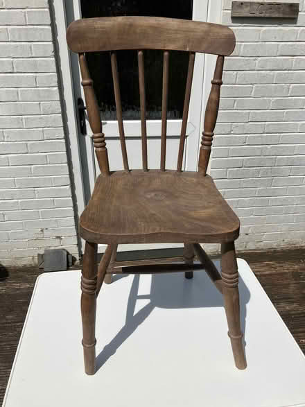 Photo of free 2 Old Kitchen Chairs (Catchgate Plantation NN12) #2