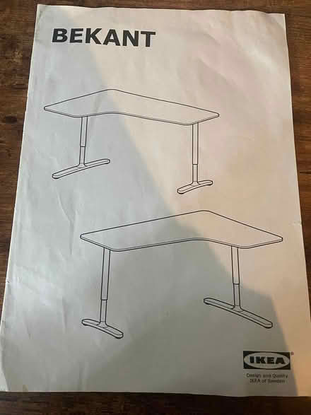 Photo of free IKEA Corner (Right Hand) Desk (London, Dalston E8) #3