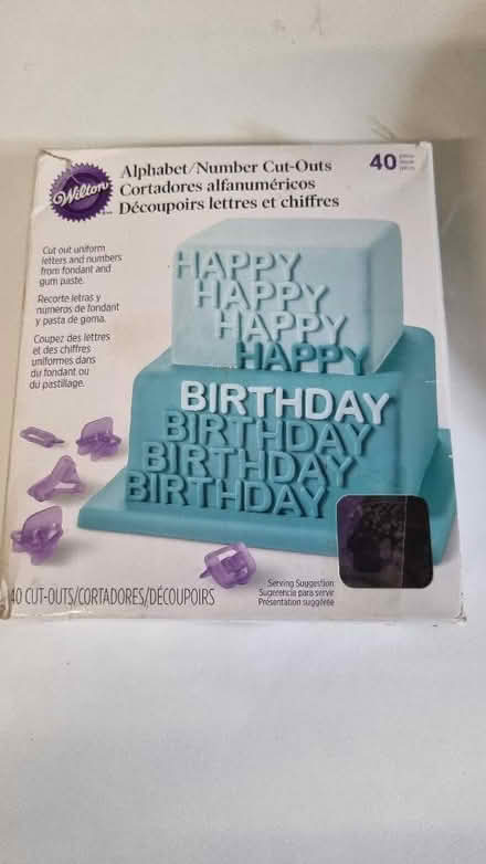 Photo of free Alphabet cake cut-outs (Morland CA10) #1