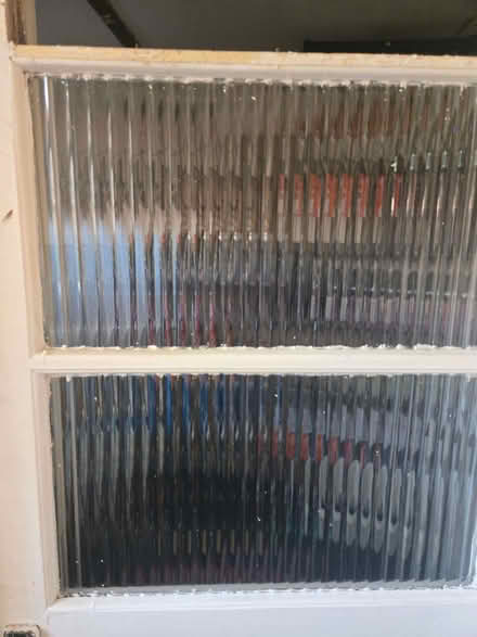 Photo of Reeded glass panel for a door (New Marston OX3) #1