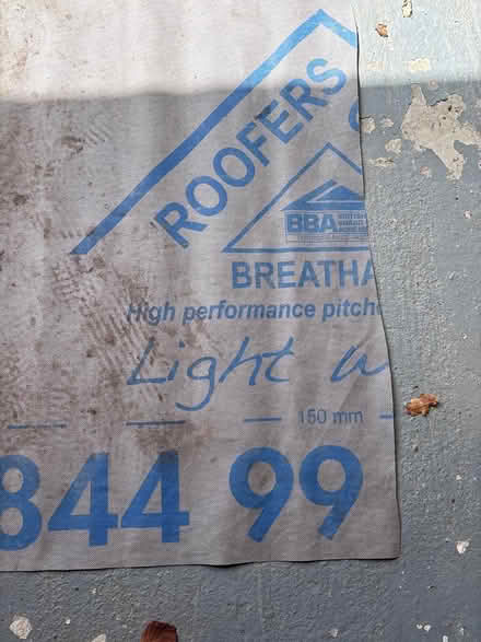 Photo of free Roofers Choice Breather Membrane (Sheen SW14) #2